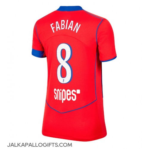 Paris Saint-Germain Fabian Ruiz #8 Kolmaspaita Naiset 2025-26 Lyhythihainen